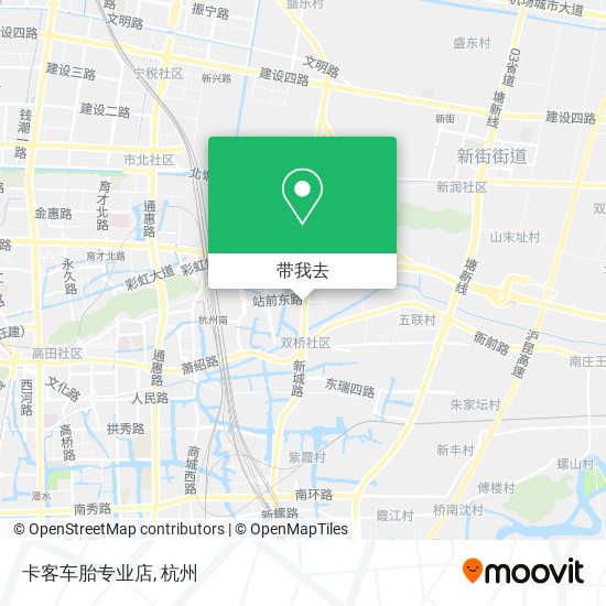 卡客车胎专业店地图