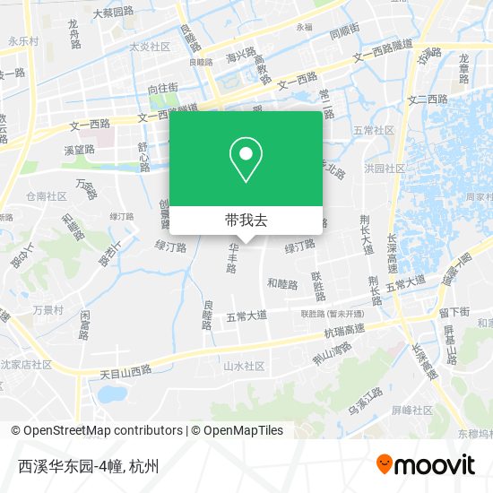 西溪华东园-4幢地图