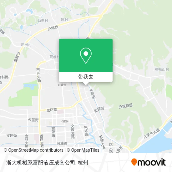 浙大机械系富阳液压成套公司地图