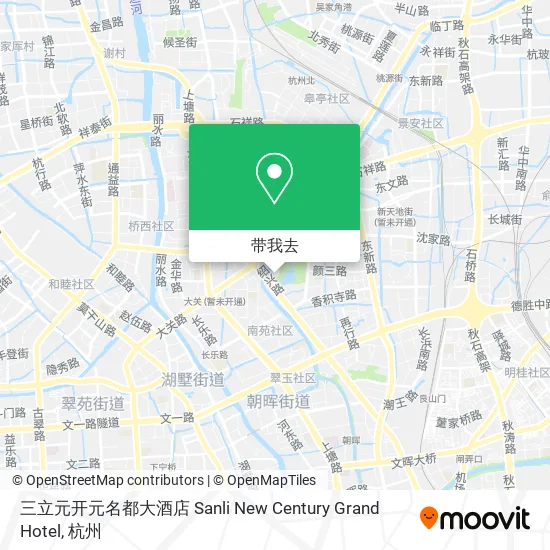 三立元开元名都大酒店 Sanli New Century Grand Hotel地图