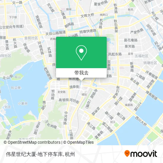 伟星世纪大厦-地下停车库地图