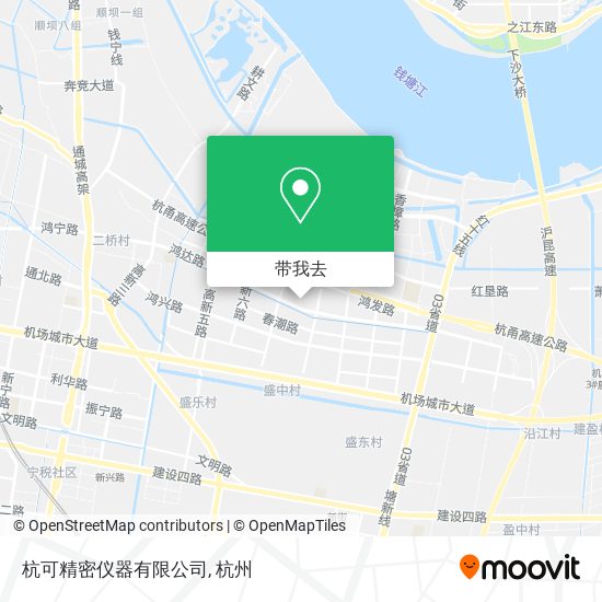 杭可精密仪器有限公司地图