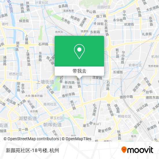 新颜苑社区-18号楼地图
