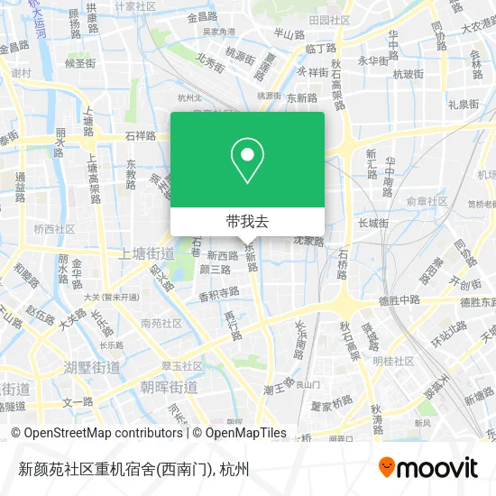 新颜苑社区重机宿舍(西南门)地图