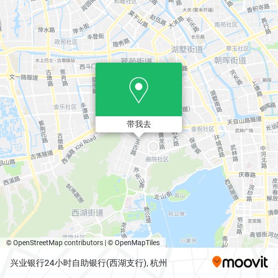 兴业银行24小时自助银行(西湖支行)地图