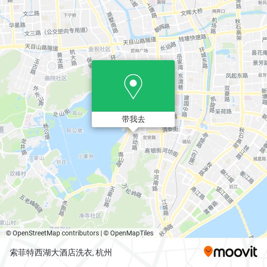 索菲特西湖大酒店洗衣地图