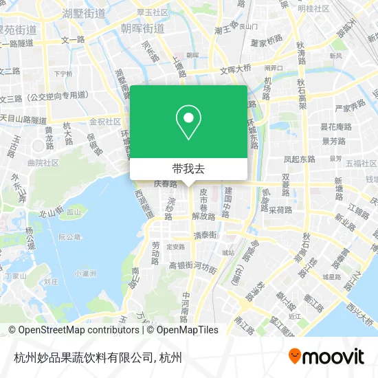 杭州妙品果蔬饮料有限公司地图