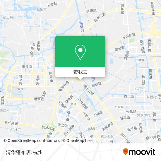 清华篷布店地图