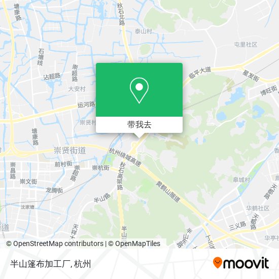 半山篷布加工厂地图