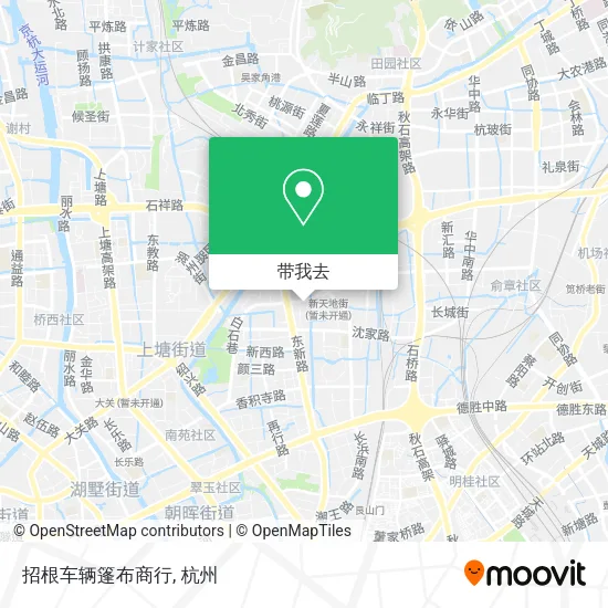 招根车辆篷布商行地图