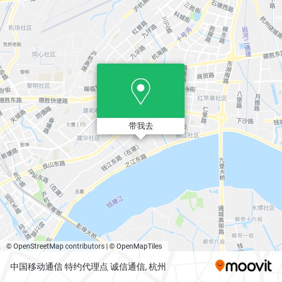 中国移动通信 特约代理点  诚信通信地图