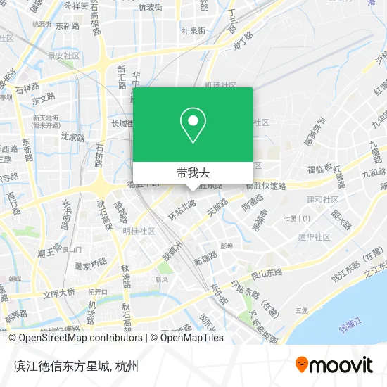 滨江德信东方星城地图