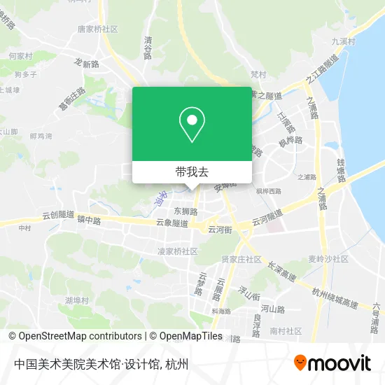 中国美术美院美术馆·设计馆地图
