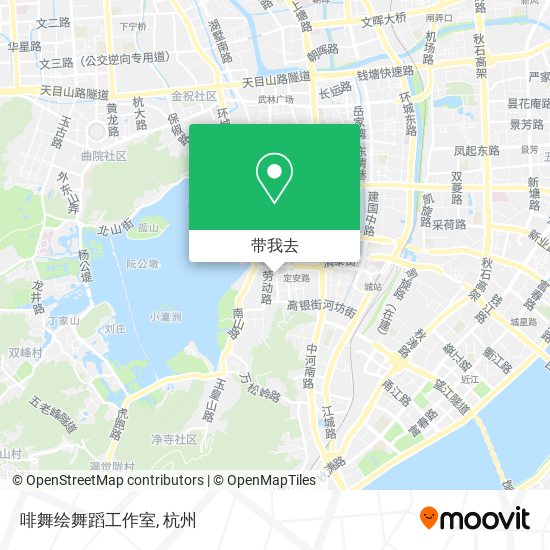 啡舞绘舞蹈工作室地图