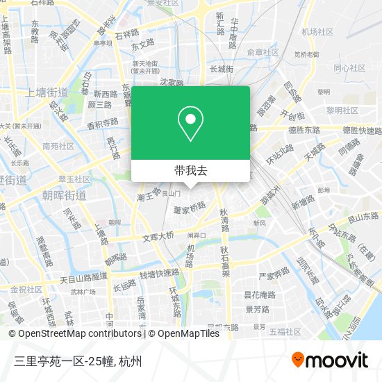 三里亭苑一区-25幢地图