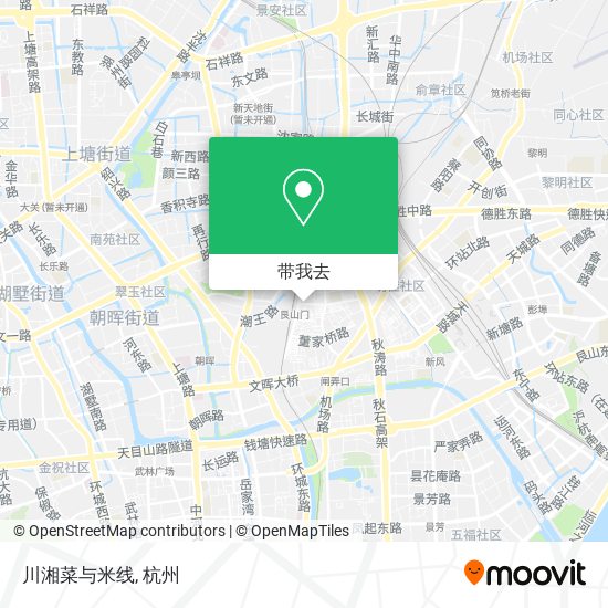 川湘菜与米线地图
