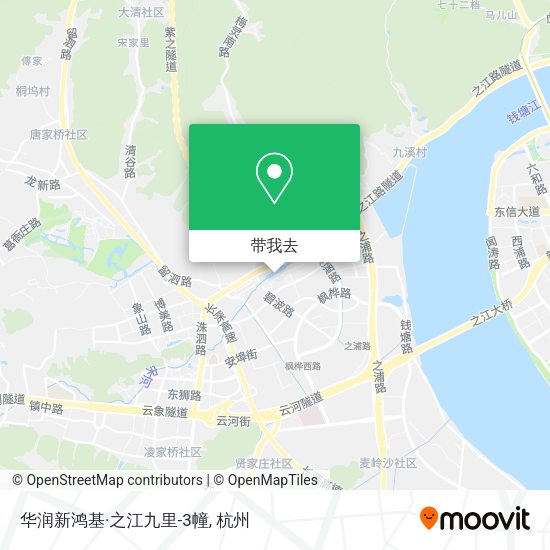 华润新鸿基·之江九里-3幢地图