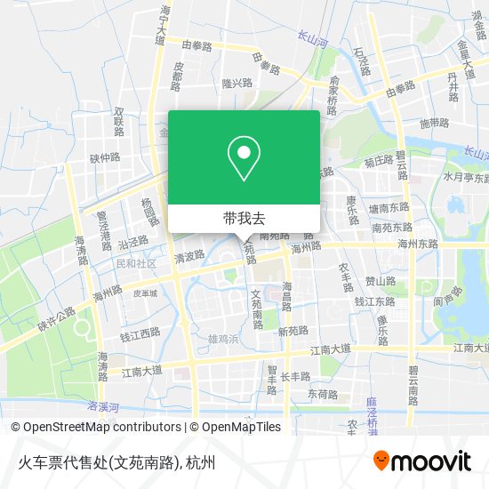 火车票代售处(文苑南路)地图