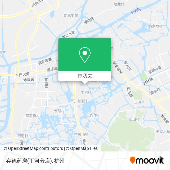 存德药房(丁河分店)地图