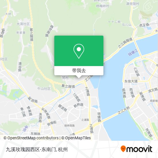 九溪玫瑰园西区-东南门地图