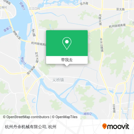 杭州丹余机械有限公司地图