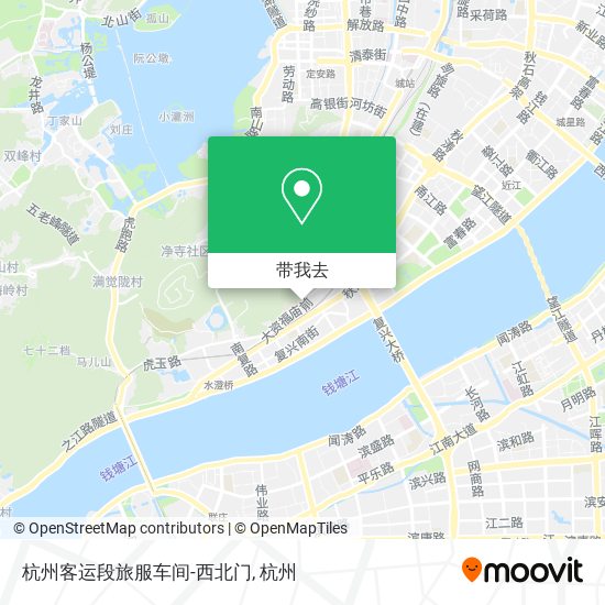 杭州客运段旅服车间-西北门地图