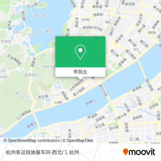 杭州客运段旅服车间-西北门地图