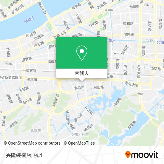 兴隆装横店地图