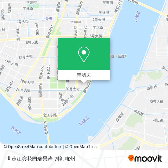 世茂江滨花园瑞景湾-7幢地图