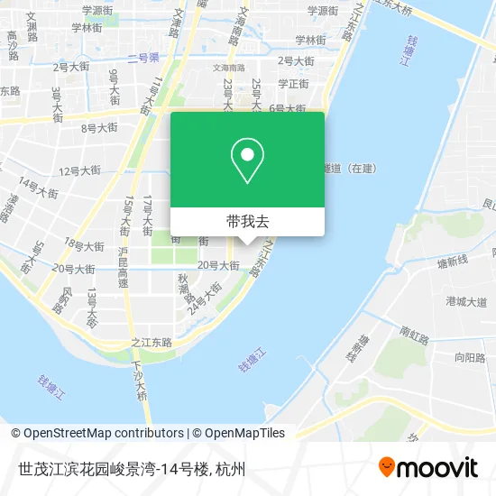 世茂江滨花园峻景湾-14号楼地图