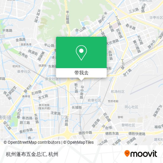 杭州蓬布五金总汇地图