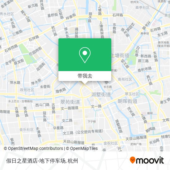 假日之星酒店-地下停车场地图