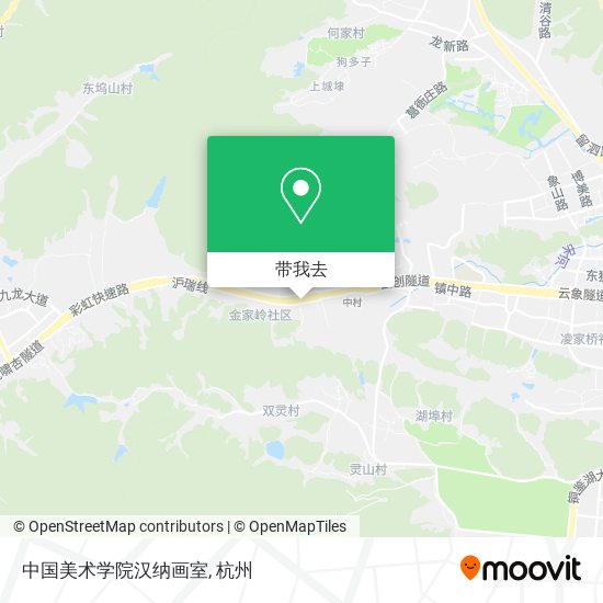 中国美术学院汉纳画室地图