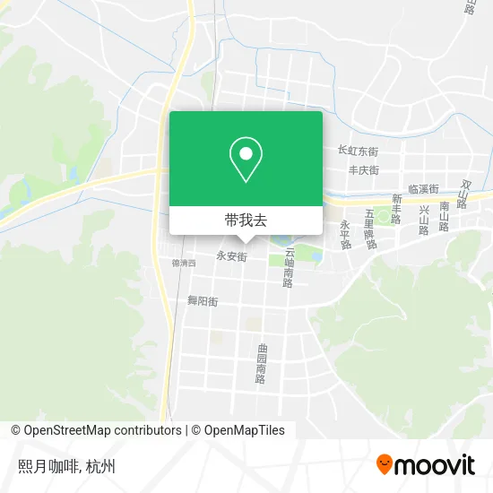 熙月咖啡地图