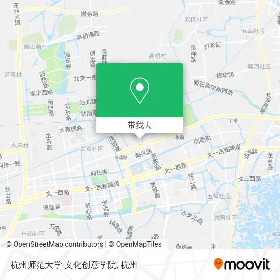杭州师范大学-文化创意学院地图