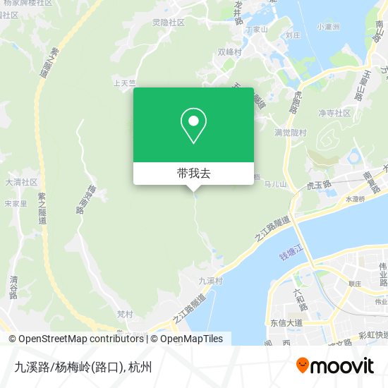 九溪路/杨梅岭(路口)地图