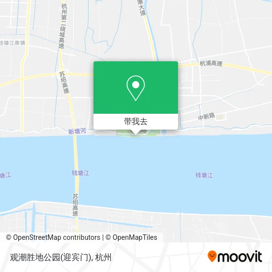 观潮胜地公园(迎宾门)地图