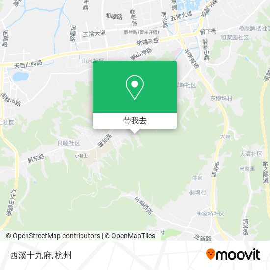西溪十九府地图