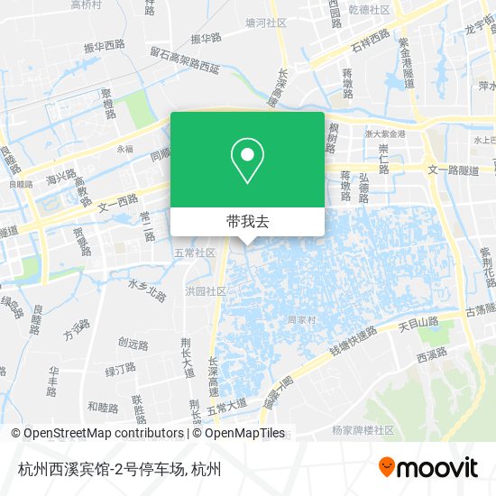 杭州西溪宾馆-2号停车场地图