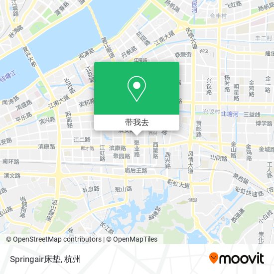 Springair床垫地图