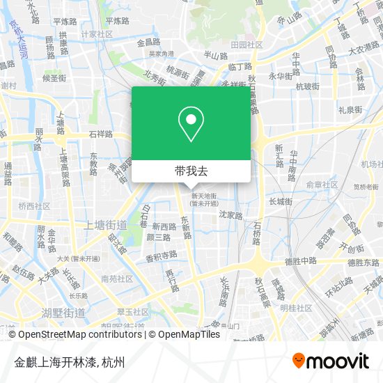 金麒上海开林漆地图