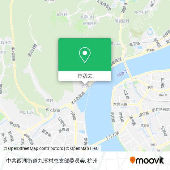 中共西湖街道九溪村总支部委员会地图