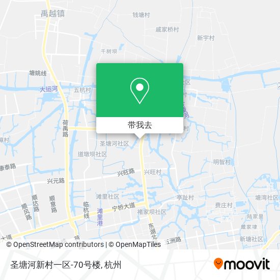 圣塘河新村一区-70号楼地图