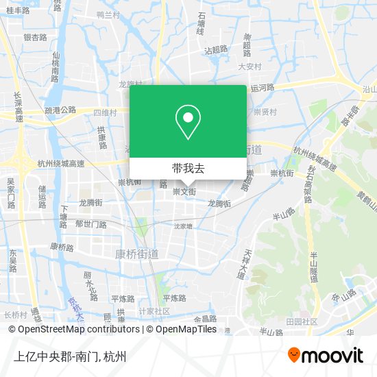 上亿中央郡-南门地图