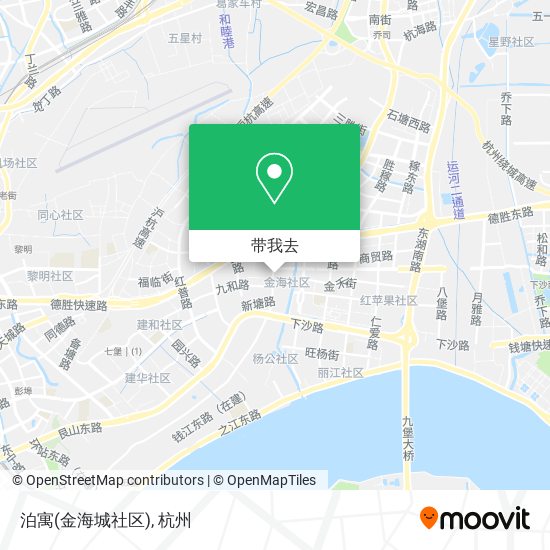 泊寓(金海城社区)地图