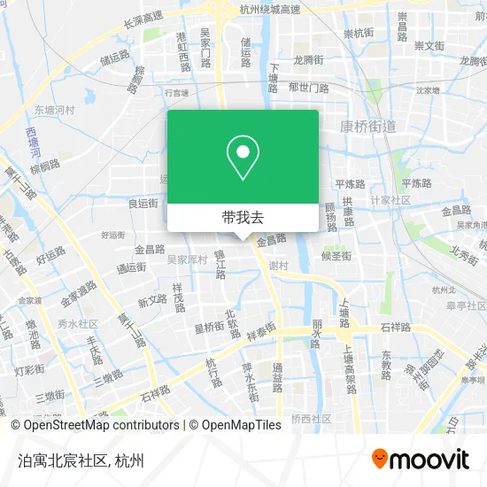 泊寓北宸社区地图