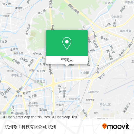 杭州微工科技有限公司地图