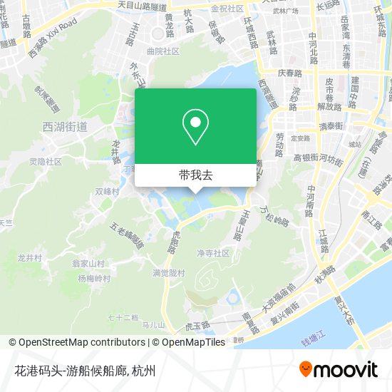 花港码头-游船候船廊地图