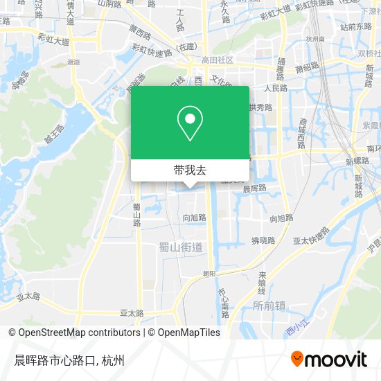 晨晖路市心路口地图