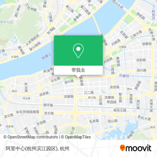 阿里中心(杭州滨江园区)地图